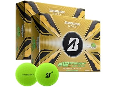 $34.99, Was $69.98, 50% Off! Bridgestone Golf e12 Straight Matte Green Double Dozen dealfomo