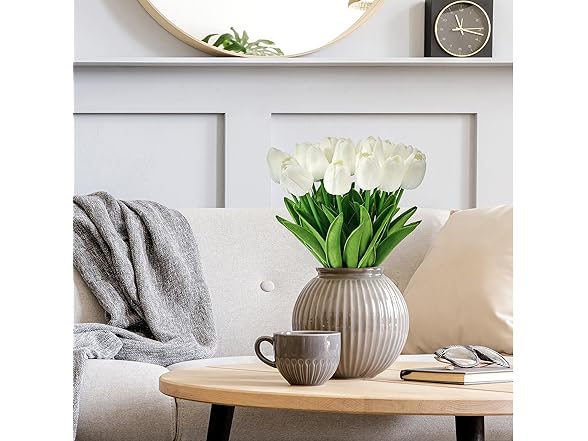 Mikasa Elements Artificial 13" White Tulip Stems