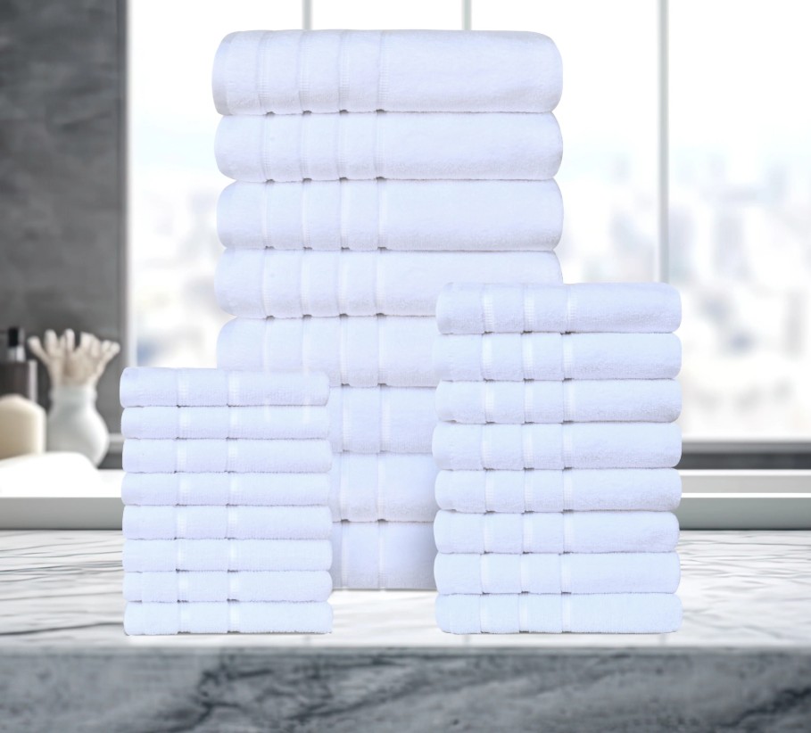 Zero Twist Egyptian Cotton Towel Sets - Gallery 18