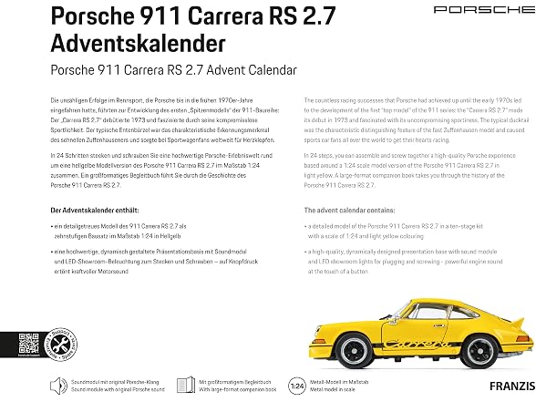 FRANZIS 67273 Porsche 911 Carrera RS