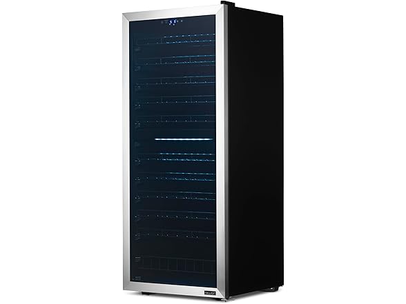 NewAir Freestanding Dual Zone Wine Fridge - 98 Bottle