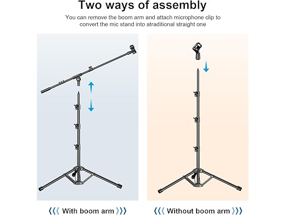 Adjustable Tripod Microphone Stand