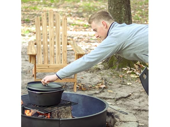 Sunnydaze 8qt Cast Iron Dutch Oven - Gallery 8