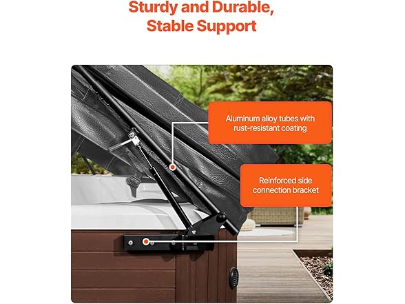 VEVOR Hot Tub Cover Lift Hydraulic