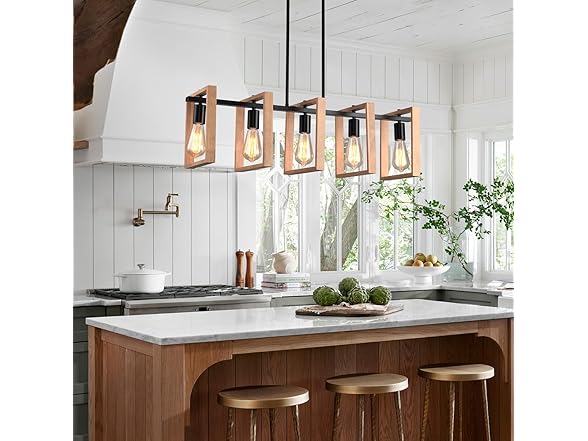 CAFULAM Kitchen Island Hanging Lighting