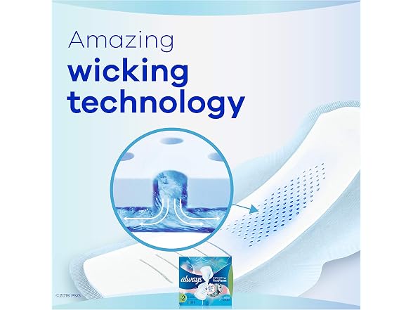 Always Infinity Size 2 Pads w/Wings 2Pk
