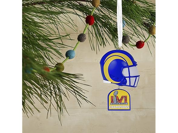 Hallmark Los Angeles Rams Super Bowl LVI Champs Ornament