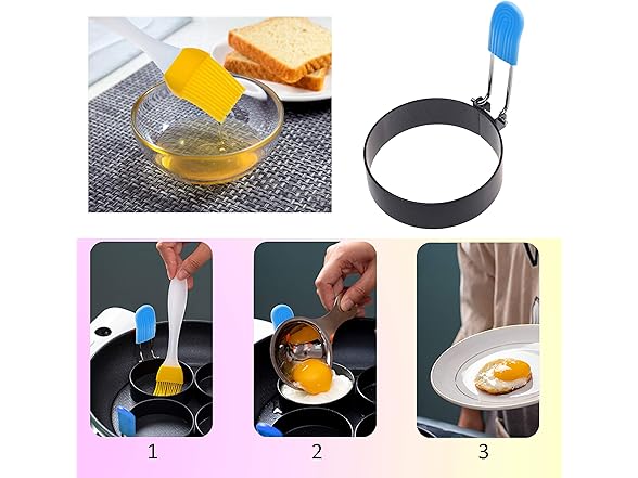 Kare & Kind Round Burger Mold Ring