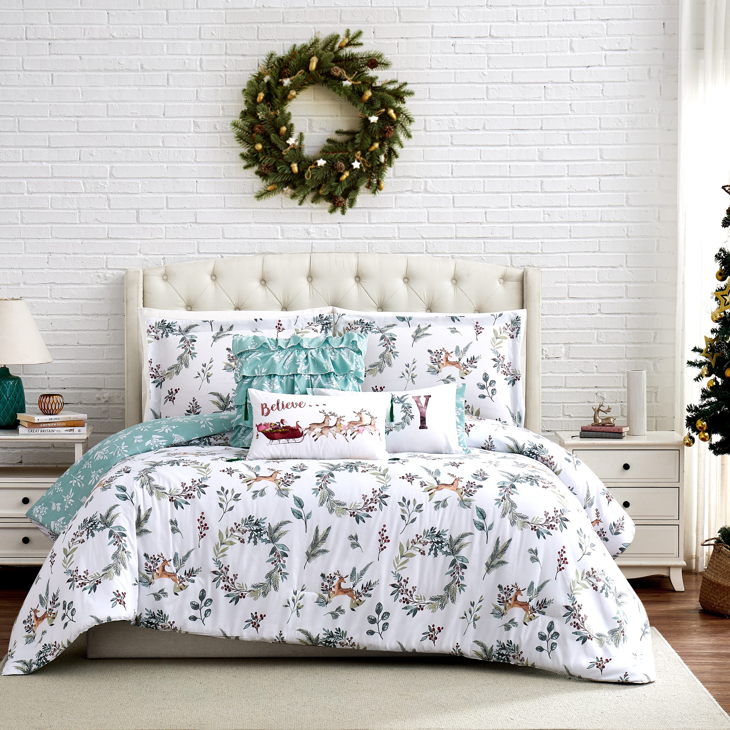 Southshore 6pc Christmas Comforter Set - Gallery 23