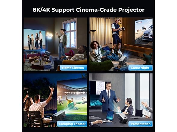 Android 14 Smart Video Projector