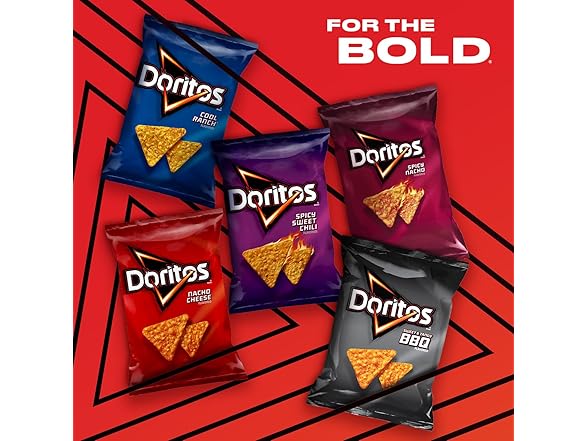 21PK Doritos Flavored Tortilla Chips Variety