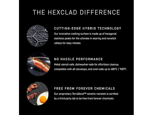 HexClad 18-inch Double Burner Griddle Pan