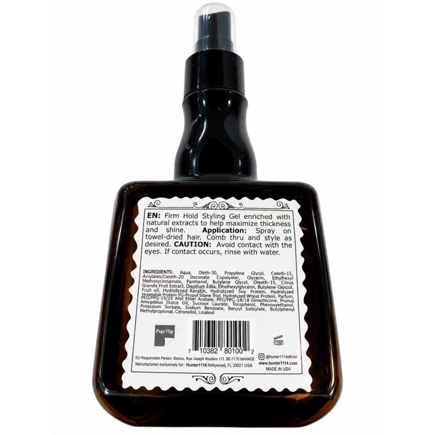 Hunter 1114 Bold Firm Hold Styling Gel - Gallery 4