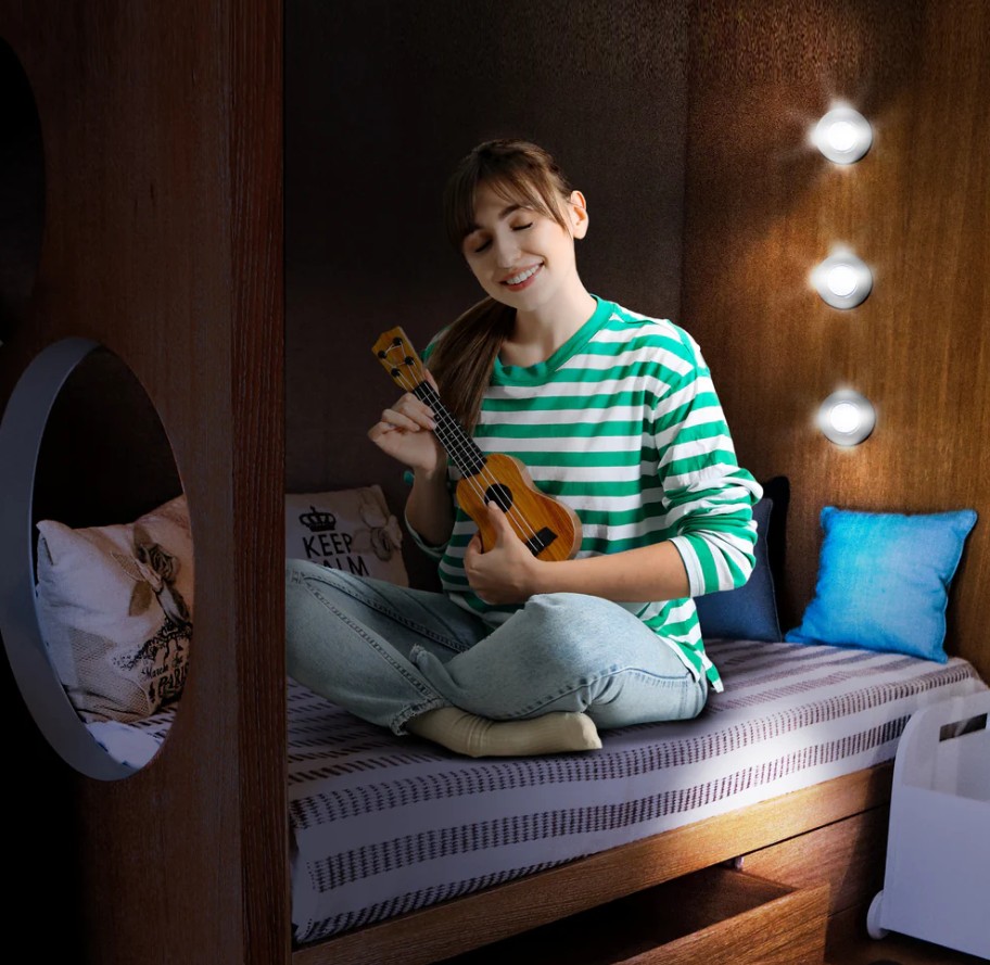 Aduro 6 Pack Wireless LED Lights w/ Remote Control - Gallery 6