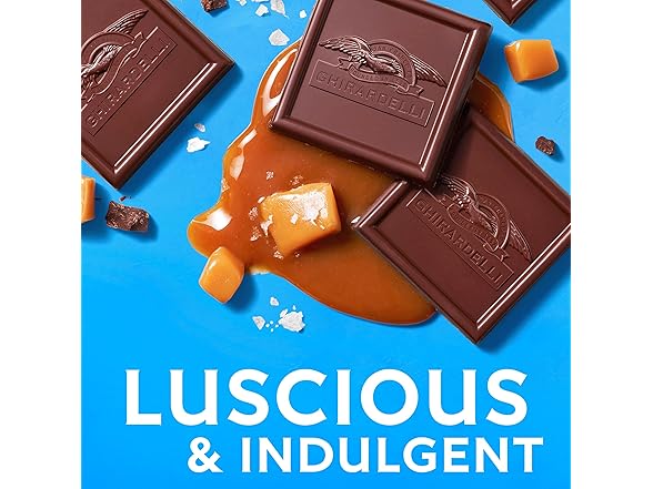 Ghirardelli Dark Choc Sea Salt Caramel