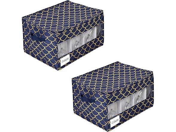 Honey-Can-Do  Stemware Storage Box Set