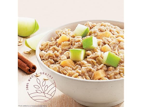 6PK Quaker Protein Instant Oatmeal, Apple Cinnamon