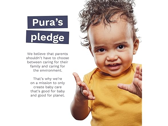 Pura Flushable Toddler Wipes 1 x 60 Wipes