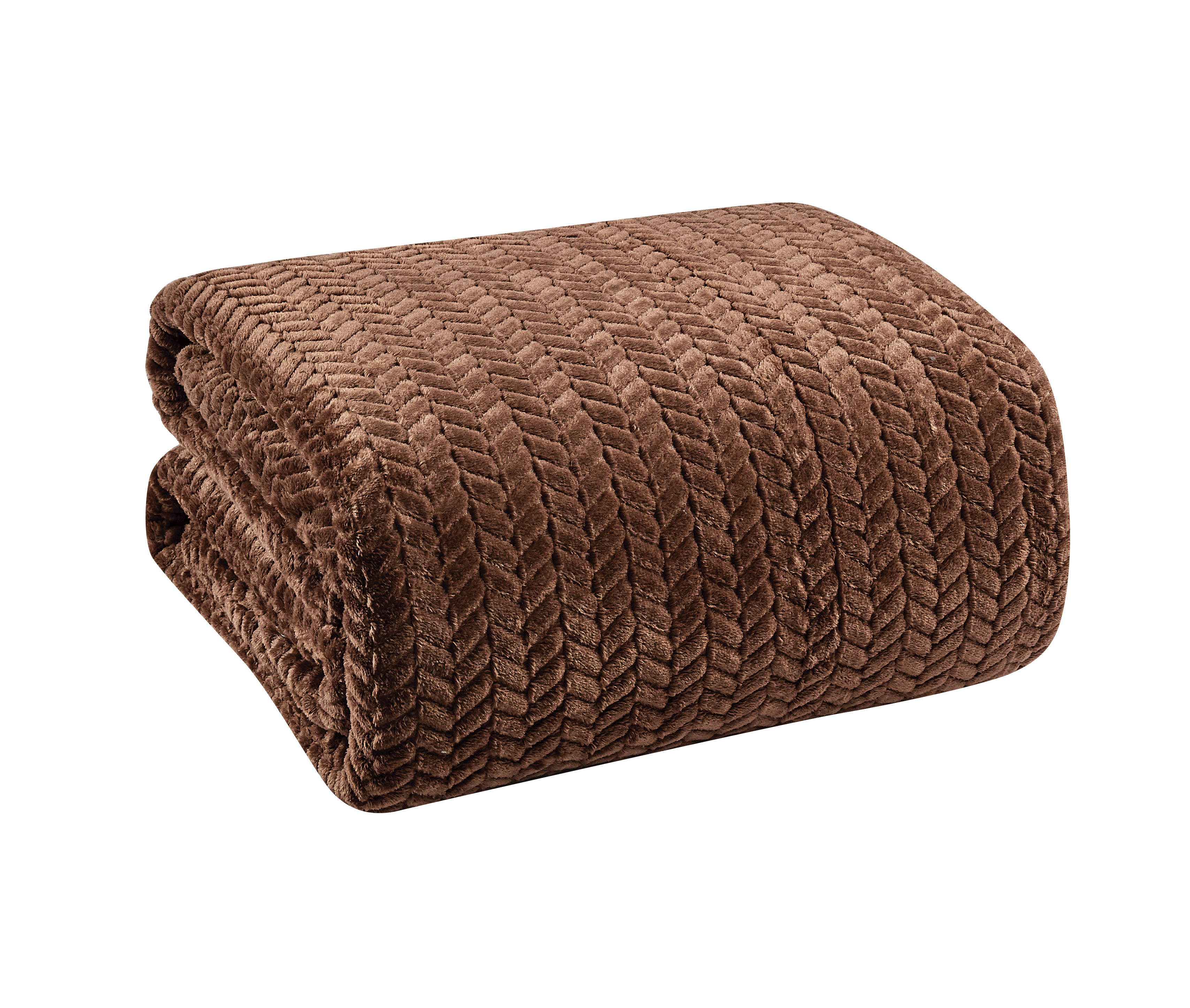 Chevron Braided Queen Blanket 86" x 86" - Gallery 30