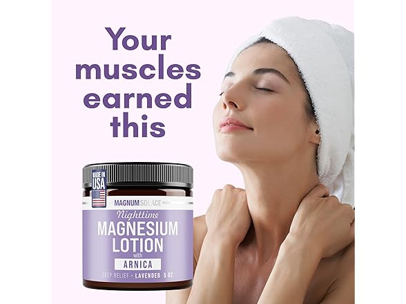 Magnum Solace Nighttime Magnesium Lotion