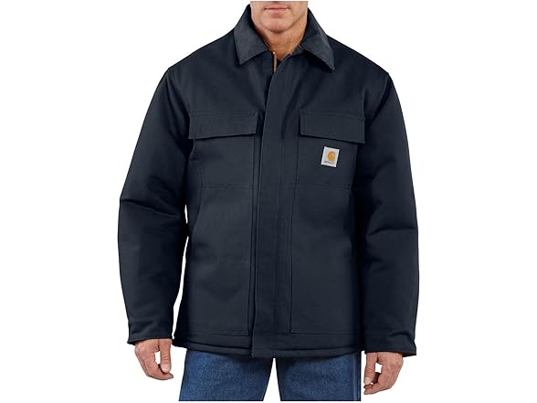 Carhartt Duck Insulated Coat Navy (M)