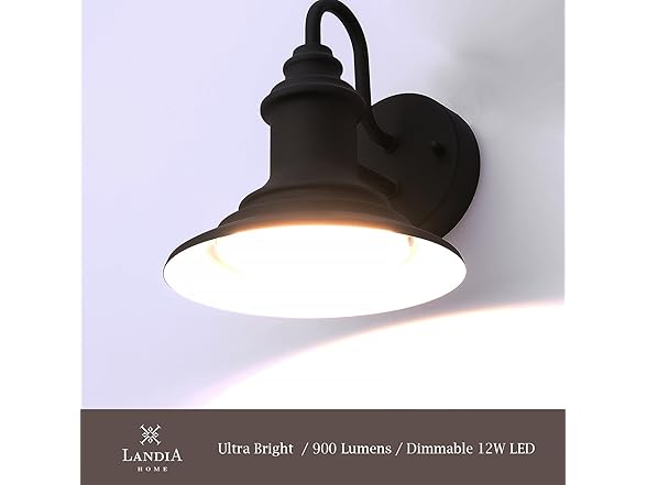 Home Zone LC22046V In/Outdoor Wall Light 2Pk