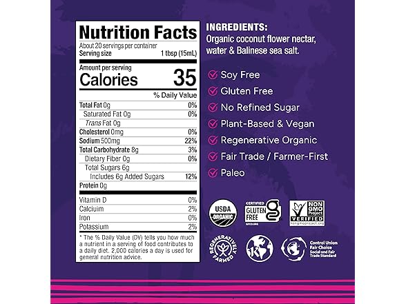 Big Tree Farms Organic Coco Aminos - 10 oz