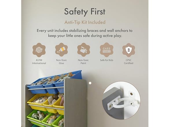 Humble Crew Kids Toy Organizer 12 Bins