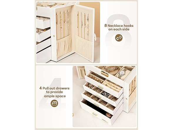 Homde Jewelry Box