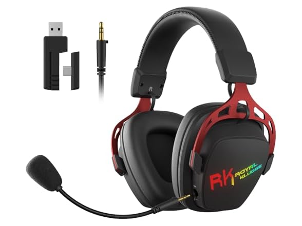 RK ROYAL KLUDGE RK-HG103-RWWT HG103 Gaming Headset,White