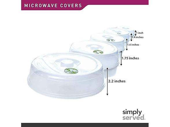 Simply Served Steam Vents, 5pk