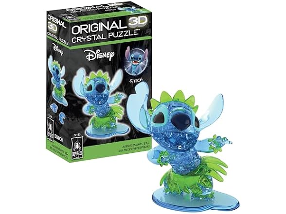 BePuzzled, Disney Stitch II Original 3D Crystal Puzzle