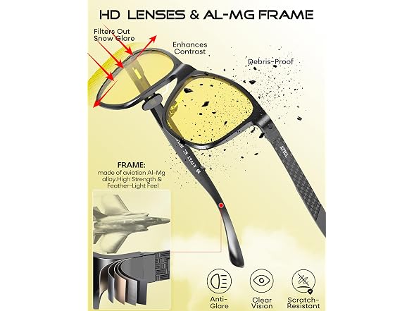 Men's Retro Metal Frame Driving
