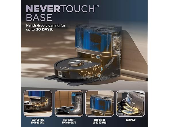 Shark R-RV2820YE Robot Vacuum & Mop Combo