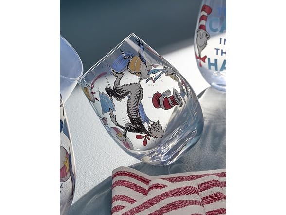 Lenox Drinkware, Dr. Seuss' The Cat In The Hat Tumblers, Set of 4