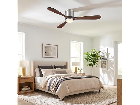 Parrot Uncle 52 Inch Solid Wood Ceiling Fan