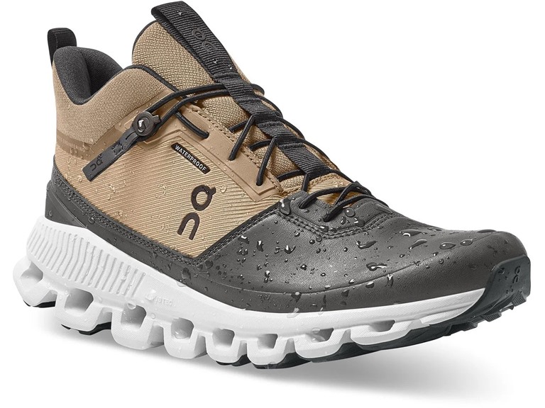 On Running 28.99165 5.5 On Running Cloud Hi Waterproof Women's Shoes Shoe Chai/Magnet Chai/Magnet