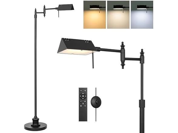 Bairth Black Pharmacy Floor Lamp