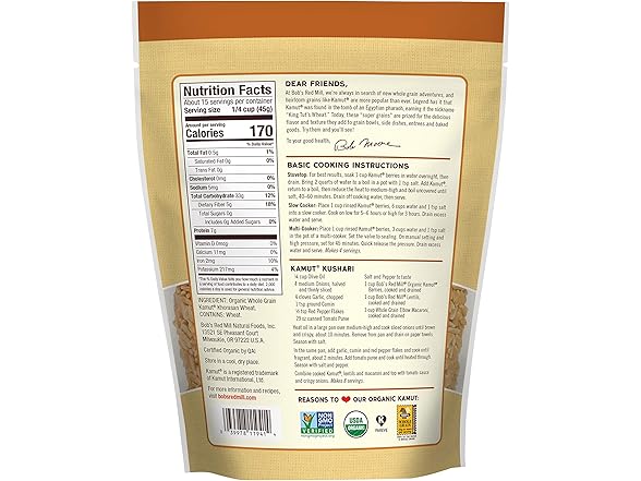 Bob's Red Mill Kamut Wheat 24oz