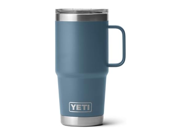 YETI Rambler Travel Drinking Cup, 20oz, Nordic Blue