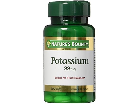 Nature s Bounty Potassium Gluconate 99mg 100