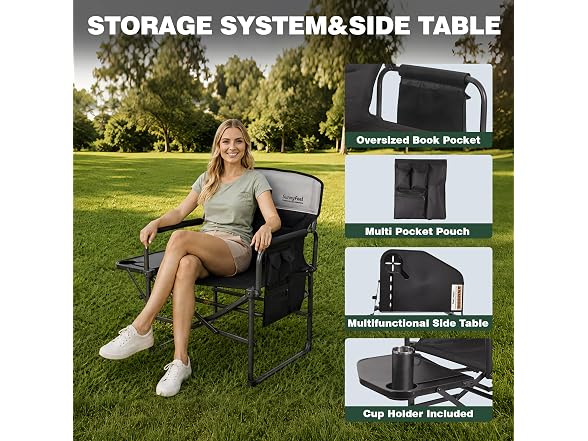 SUNNYFEEL Directors Camping Chair