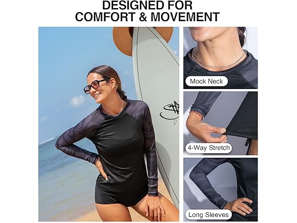 Kanu Surf Women's Black Veronica Rashguard (XL)