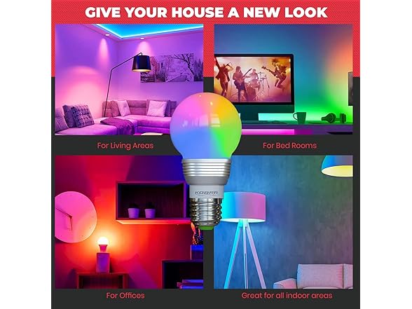 KOBRA Products LED Color Changing Bulb (Your Choice)