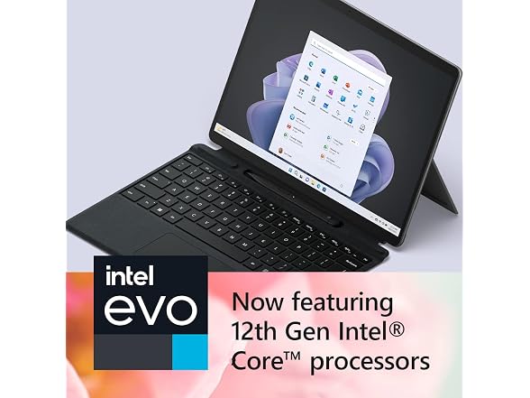 Microsoft Surface Pro 9 (2022), 13\" 2-in-1 Tablet & Laptop, Thin & Lightweight, Intel 12th Gen i5 Fast Processor for Multi-Tasking, 8GB RAM, 256GB Storage with Windows 11, Graphite Microsoft Copilot (Open Box)