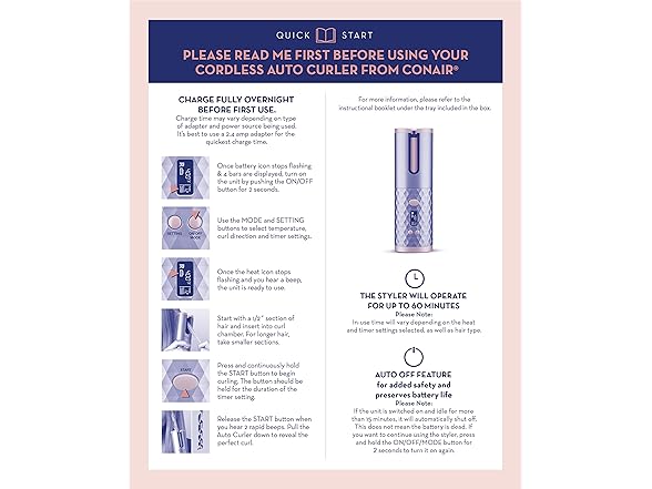 Conair Unbound Cordless Auto Curler