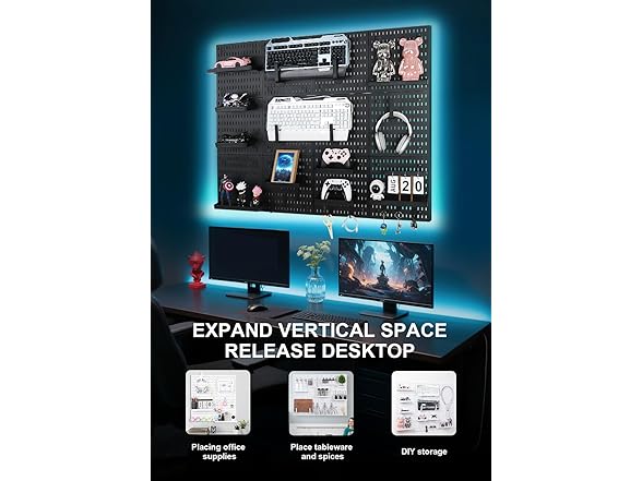 Pegboard Wall Organizer Kit