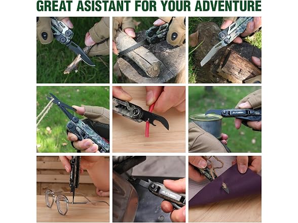 FLISSA 18-in-1 Multitool Pliers, Camo