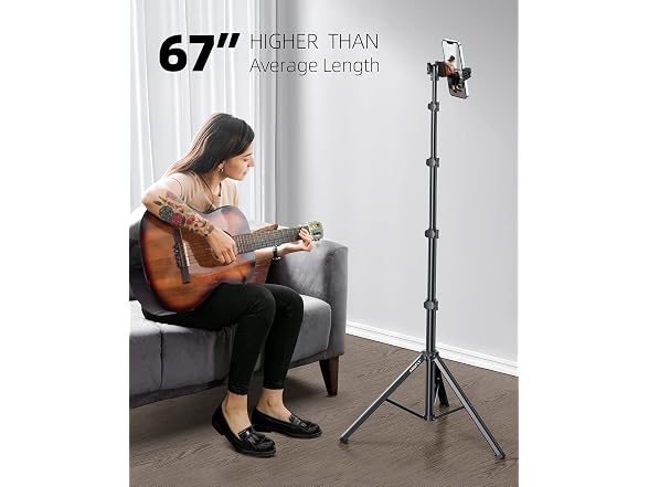 ANGFLY 67" Tripod & Selfie Stick