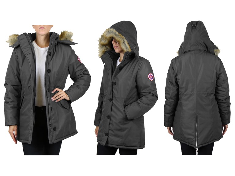 Womens Heavyweight Long Parka w/ Hood